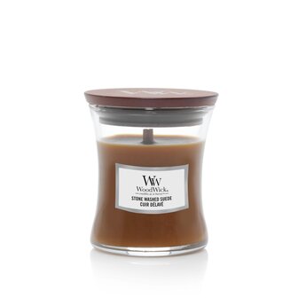 woodwick mini stone washed suede