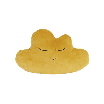 happy horse cloudy pillow ochre