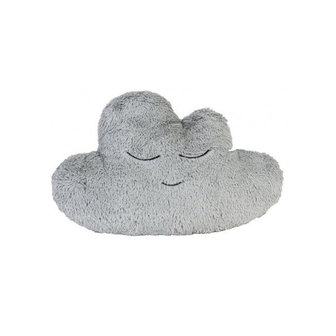 happy horse cloudy pillow grey