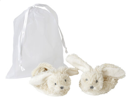 Baby slofjes in gift-bag happy horse ivory rabbit richie