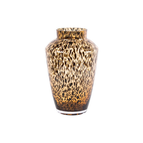 brown cheetah vase hudson