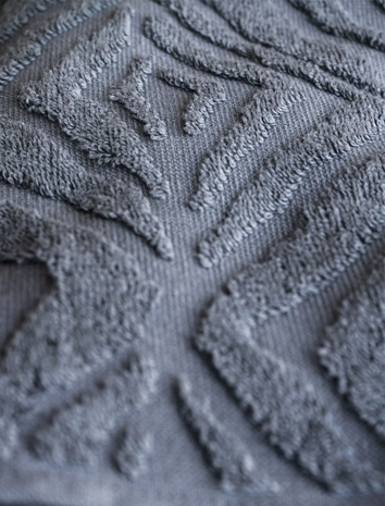 sizland dezign handdoek zanzibar grijs